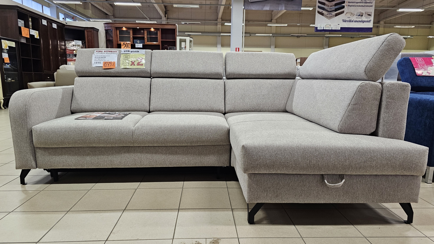 Allicante corner sofa bed